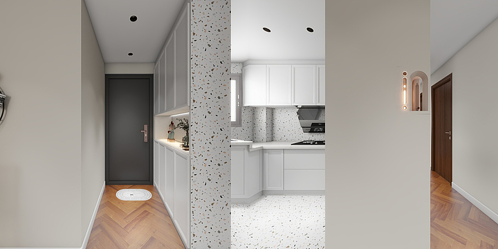 设计师老蔡-硬装专业等级考核户型-副本-装修设计方案