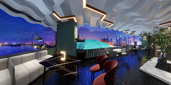 佛山市东PNvw-午后晨前咖啡馆-装修设计方案