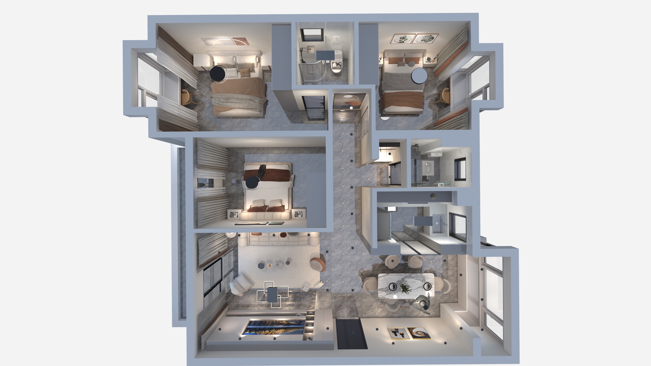 云艺峰刘峰15779073209-红都-新康园-装修设计方案