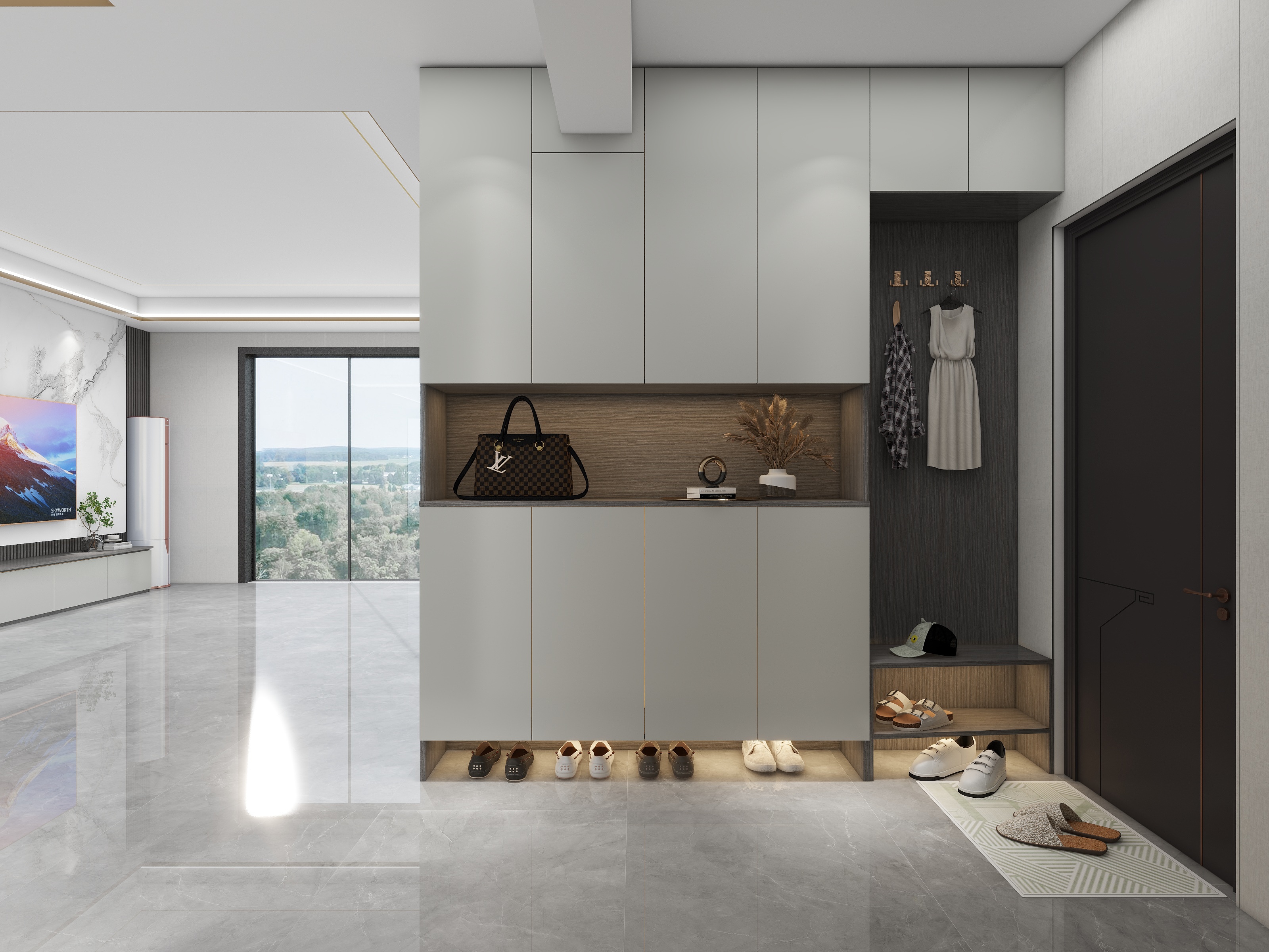 全屋定制设计师农文艺-广西省灵山县城市春天三期5栋705 -装修设计方案