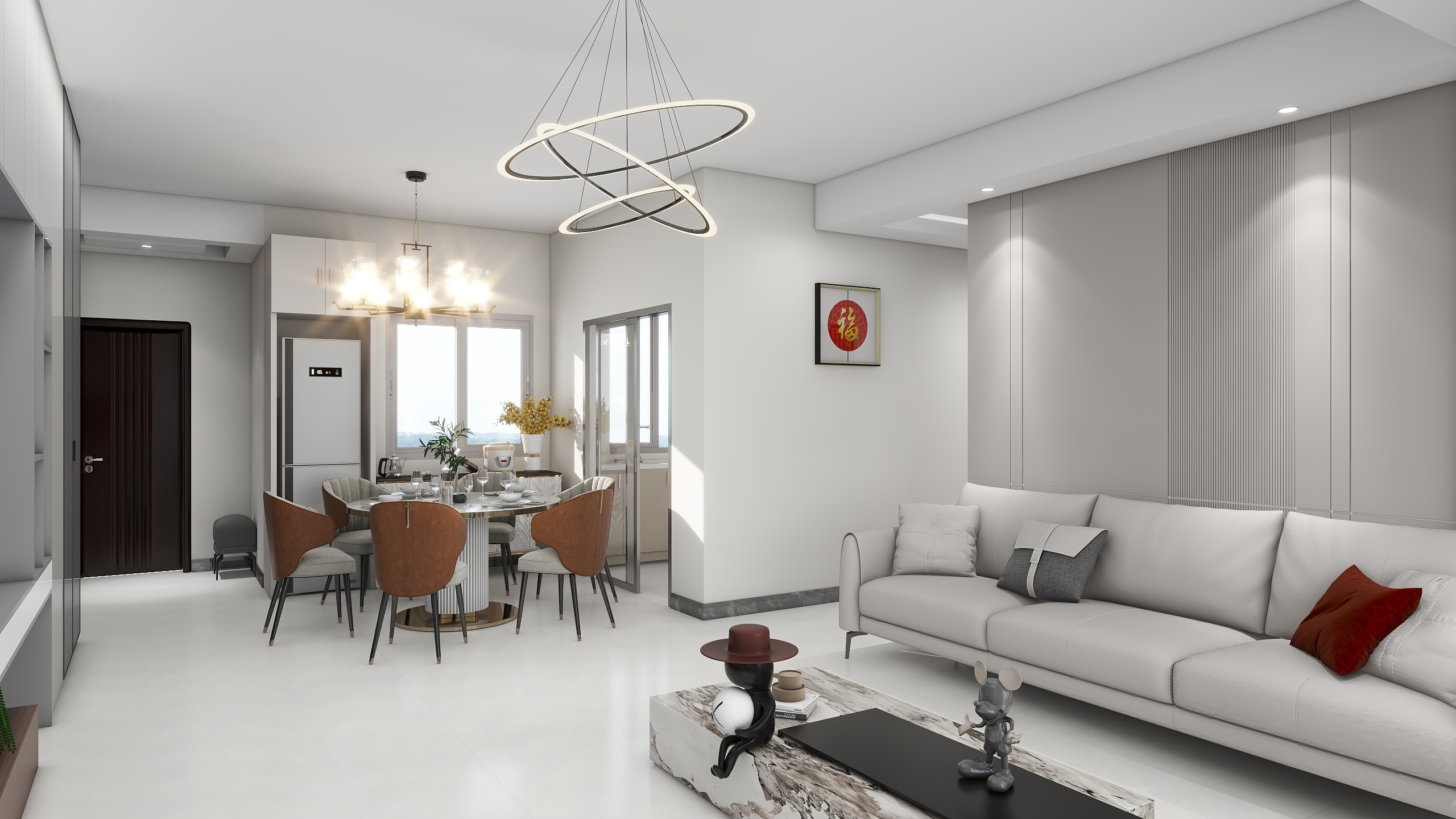 胡江华--中国泵阀展览交易中心楠盛未来悦现代简约111㎡3室-装修设计方案