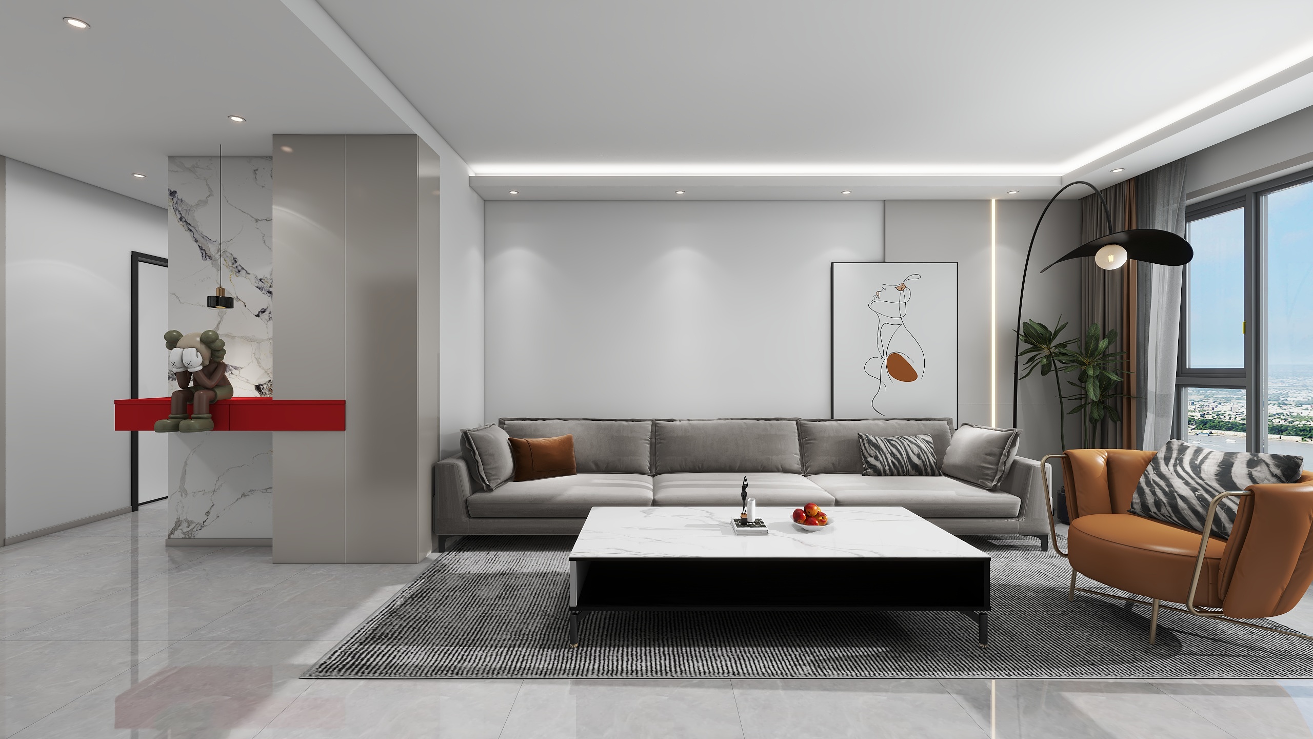 YANGXIAN-新水湾龙园现代-装修设计方案