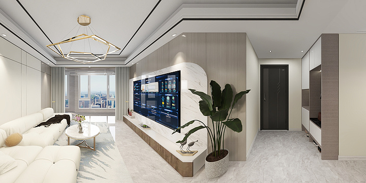 锦殿设计阮方-南行旺苑117平三房-装修设计方案