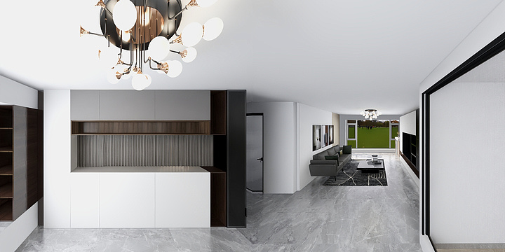 鑫豪设计工作室-深圳老板山河花园-装修设计方案