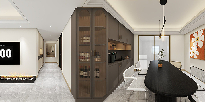 高端私人设计-杭州富阳秦望府北二区5-2701-装修设计方案