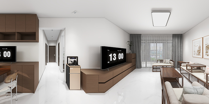 一明原创空间设计工作室-碧桂园13-802-双木林-装修设计方案