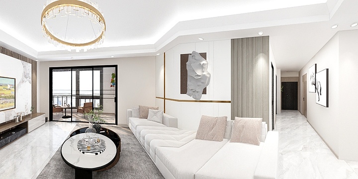 深圳市都市壹家装张工-兴义商城-A座120㎡4室-装修设计方案