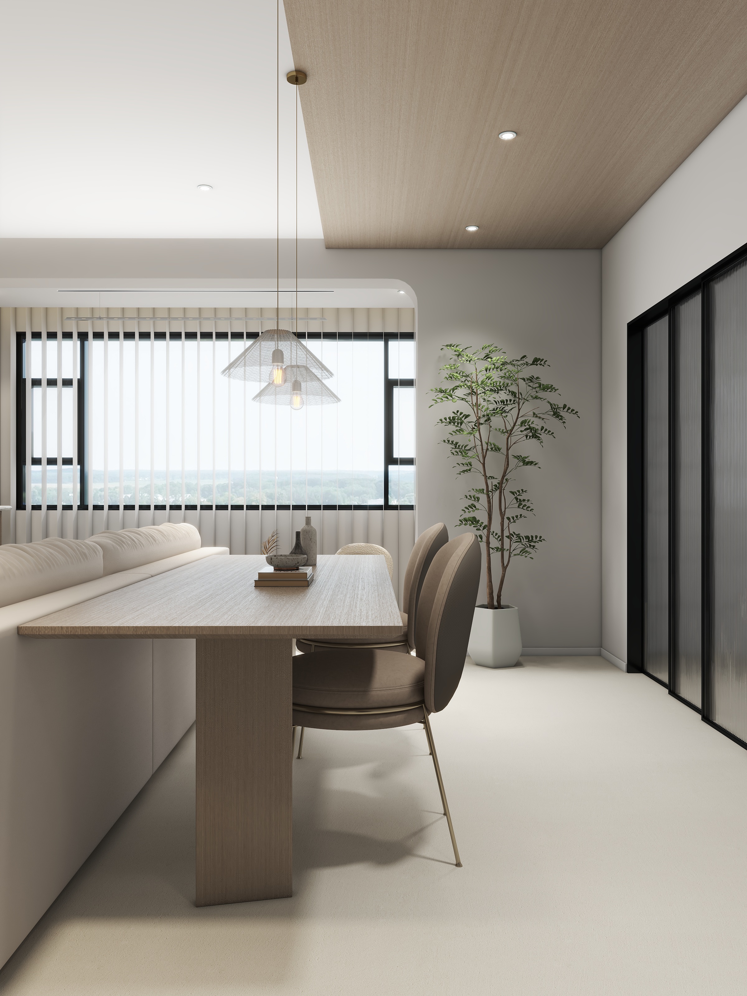 隔壁那个老王丶-华润置地公元九里121㎡3室-装修设计方案