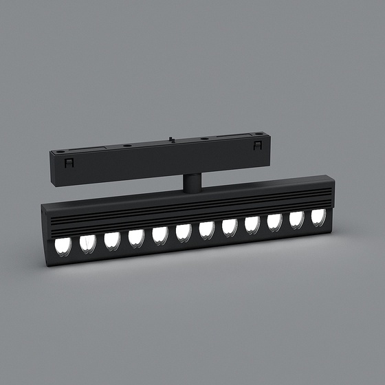Contemporary Modern Industrial LED Track Light,Black+White+Gray