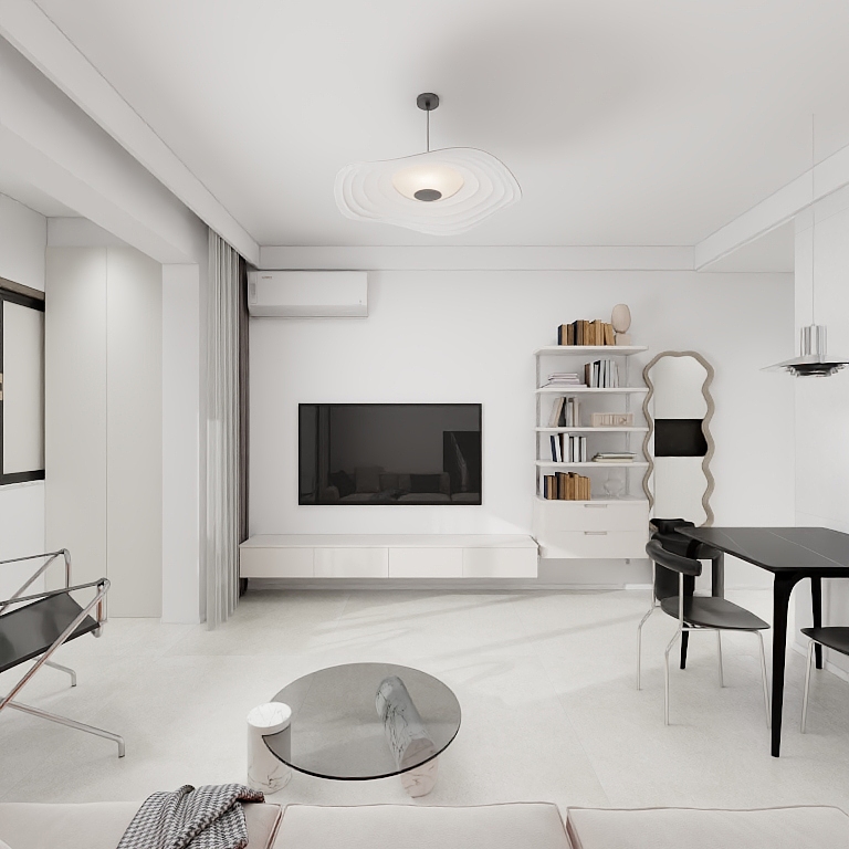 A效果图专用-美罗家园美房苑18-603-装修设计方案