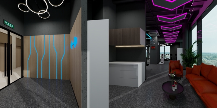 沪申设计-健身房-装修设计方案