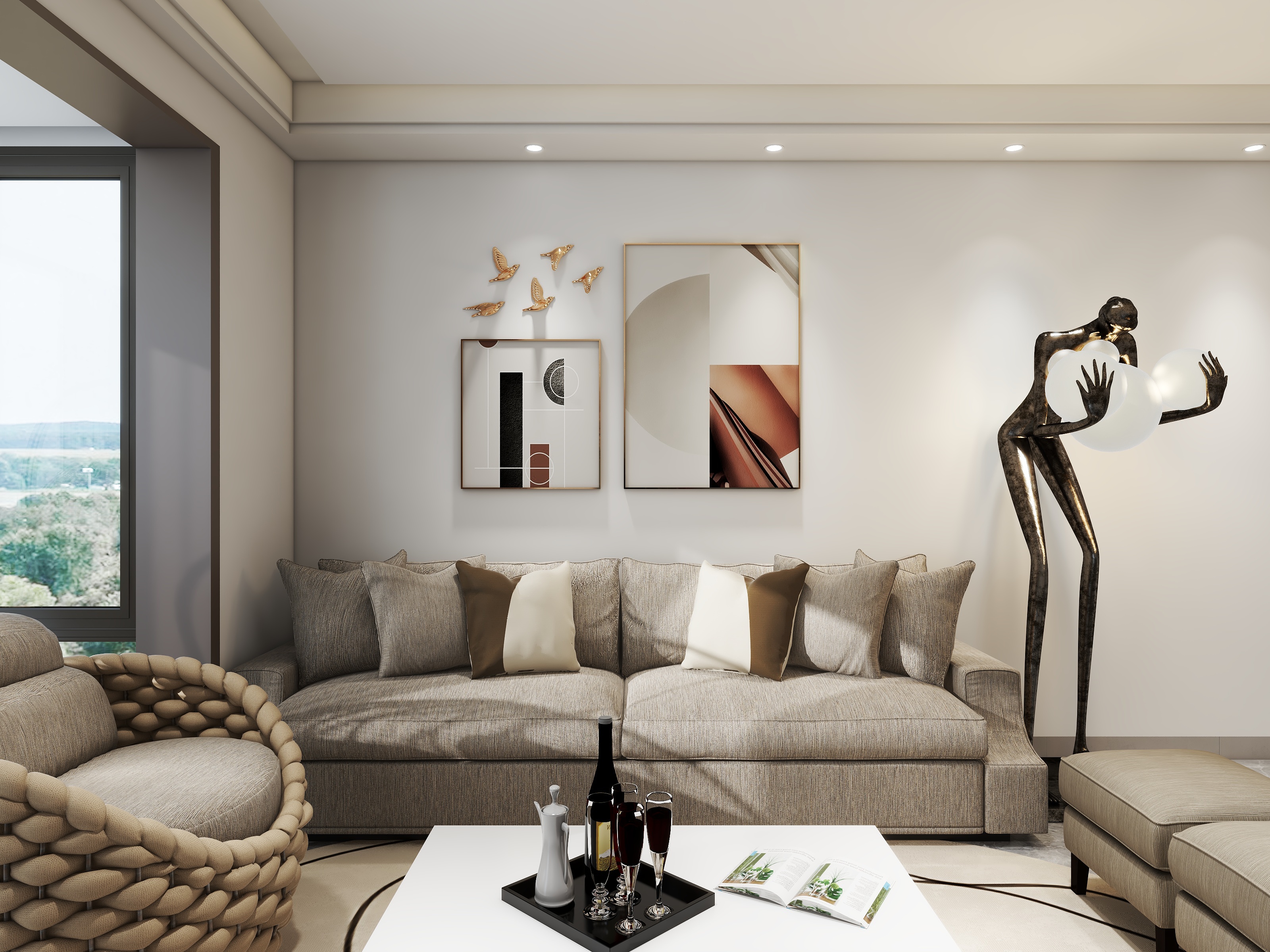 GRDesigner-悦城·富江壹號现代简约103㎡3室-装修设计方案