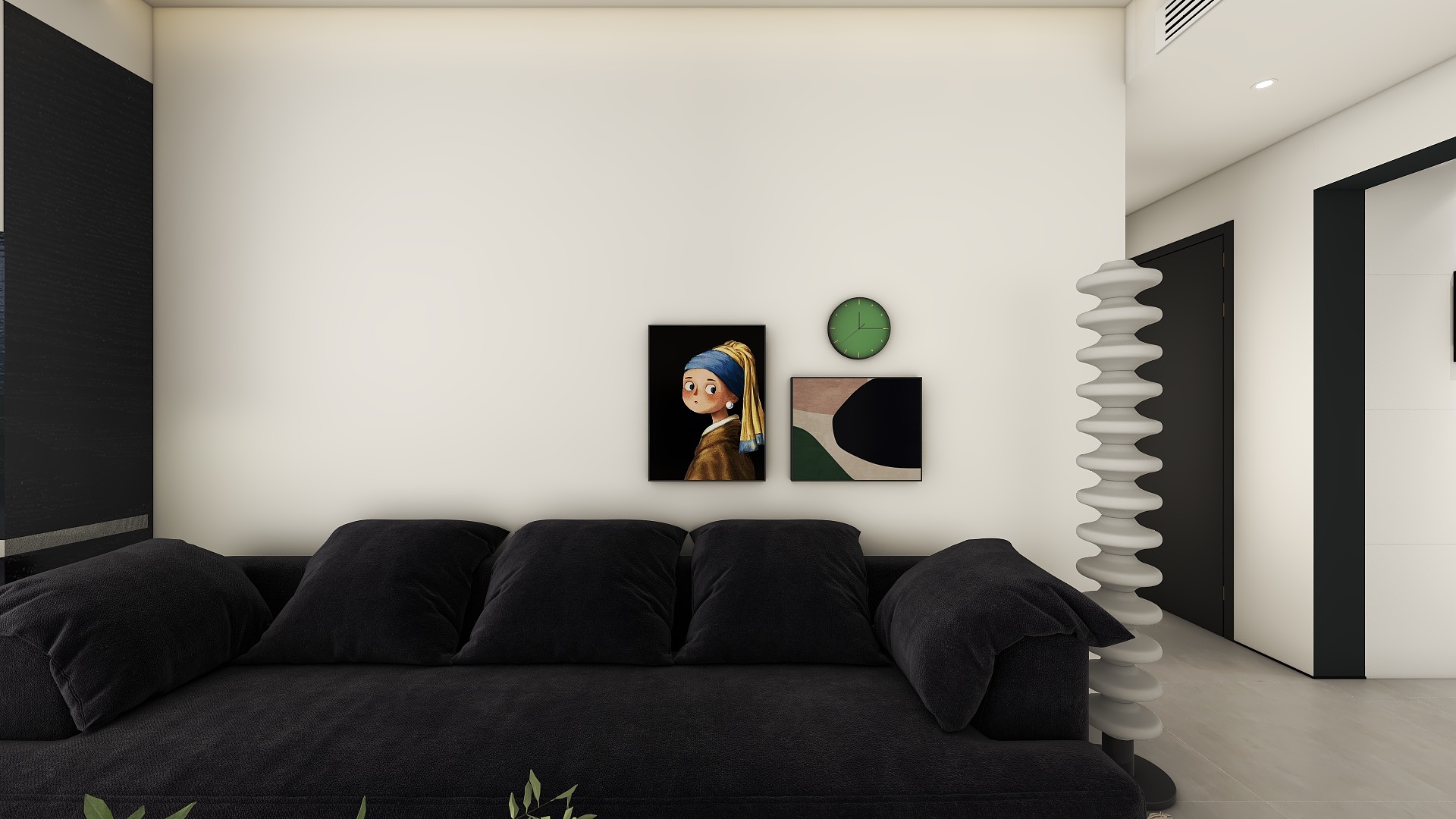 橙纸子橙子纸-有度 黑白装修效果图