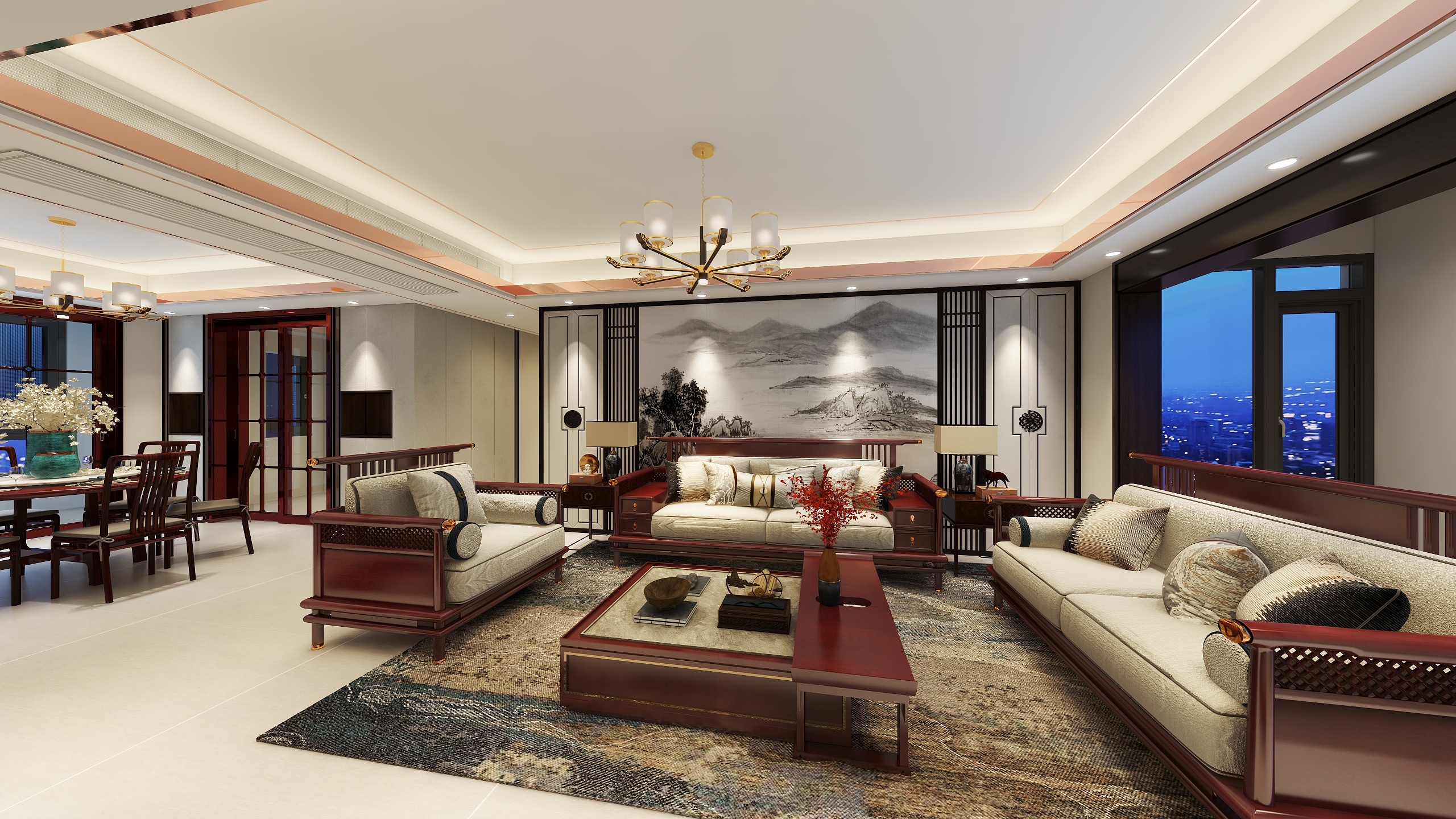 罗布设计-翡翠华府1301-装修设计方案