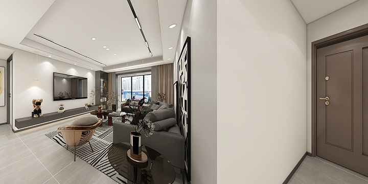 李晓明-风和朗庭银杏苑 2-2-604-装修设计方案