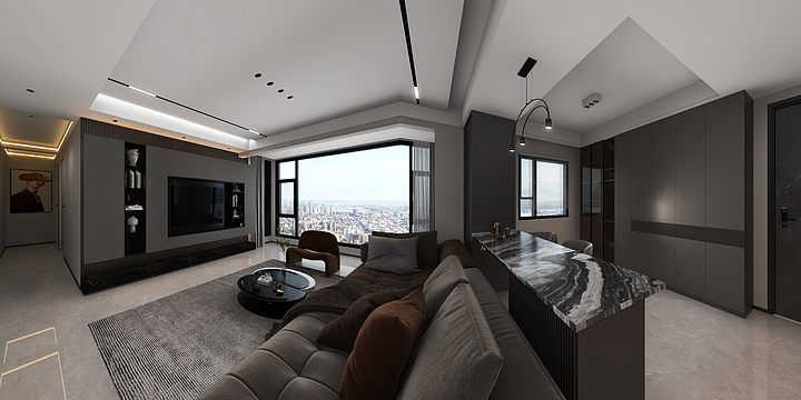 155****2749NppH-保利香槟国际刘美女雅居-现代黑白灰-装修设计方案