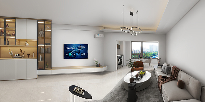 碧海蓝天一-美的东樾湾2-1503-装修设计方案