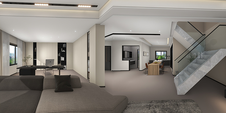 万德良-车库位置-装修设计方案