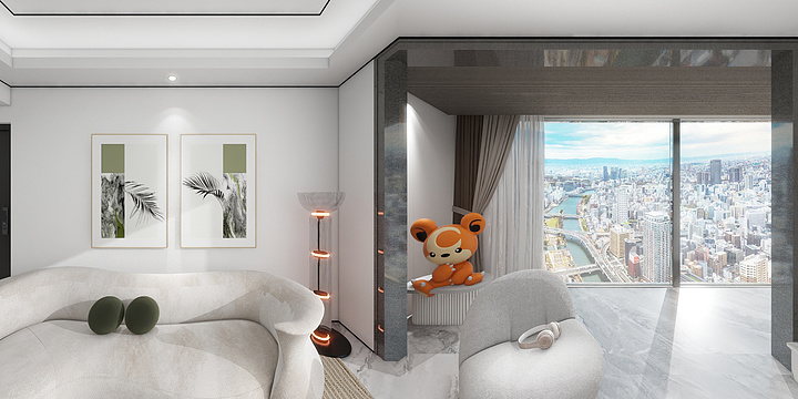 拂云Skjc-天誉三盛栖山府G1-102㎡-装修设计方案