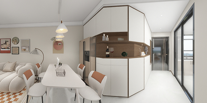 阿朋啊阿朋-商水建业城三期8号楼1402户-装修设计方案