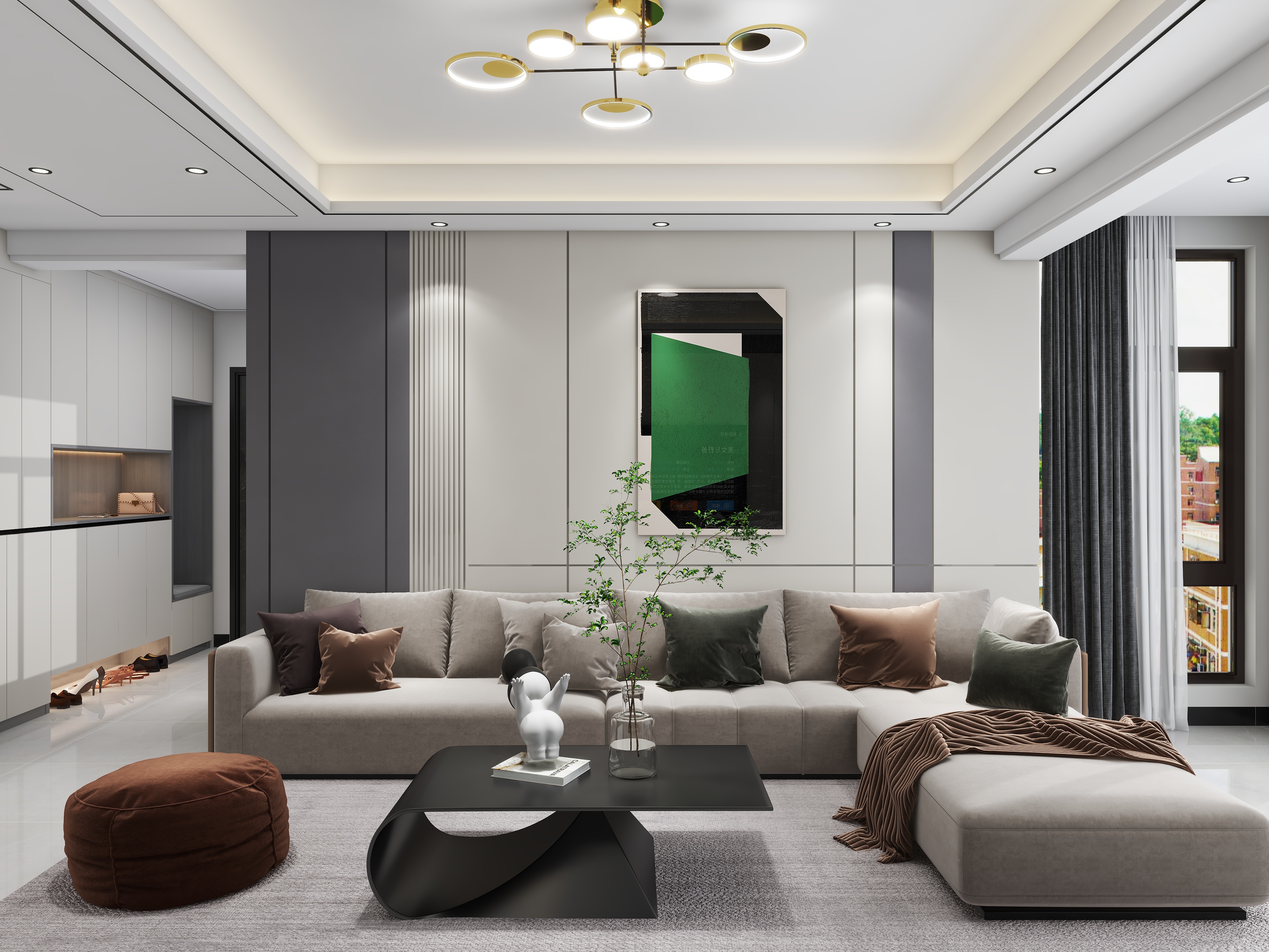 韦春勇-114平方现代风-装修设计方案