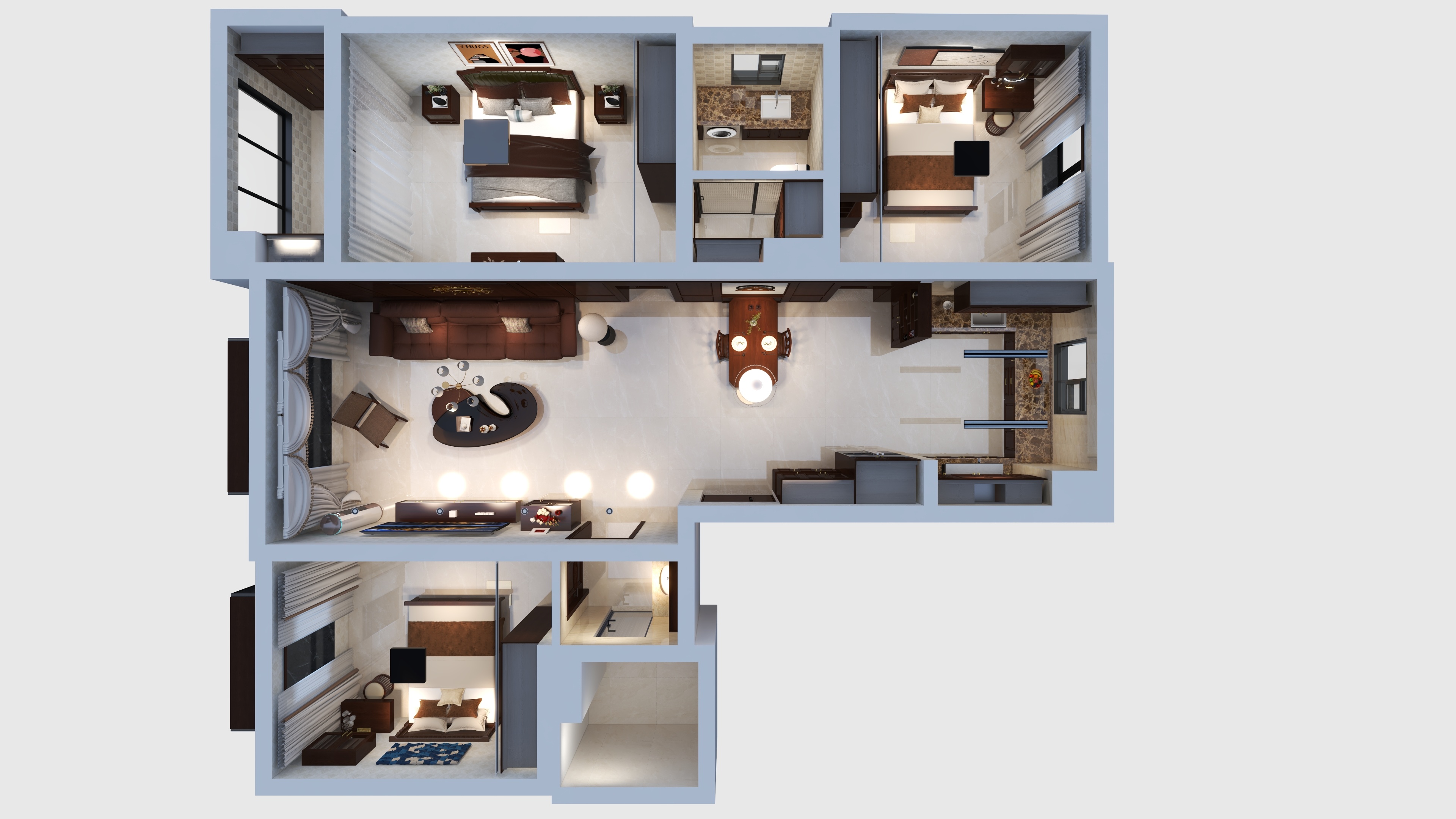 快乐的小耿啊-太原北营小区现代简约-装修设计方案