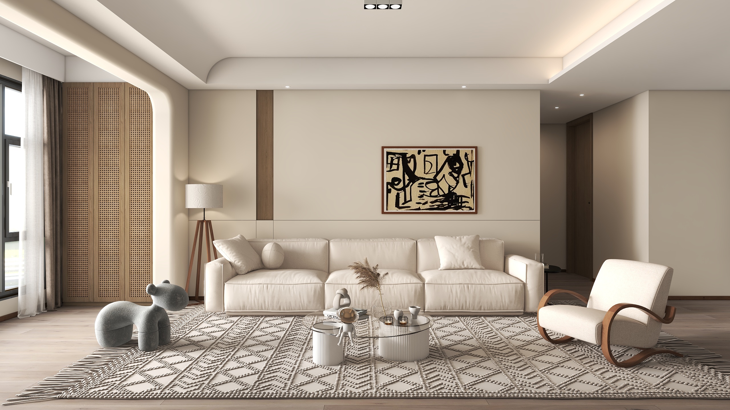 张乐新-北欧客厅-装修设计方案