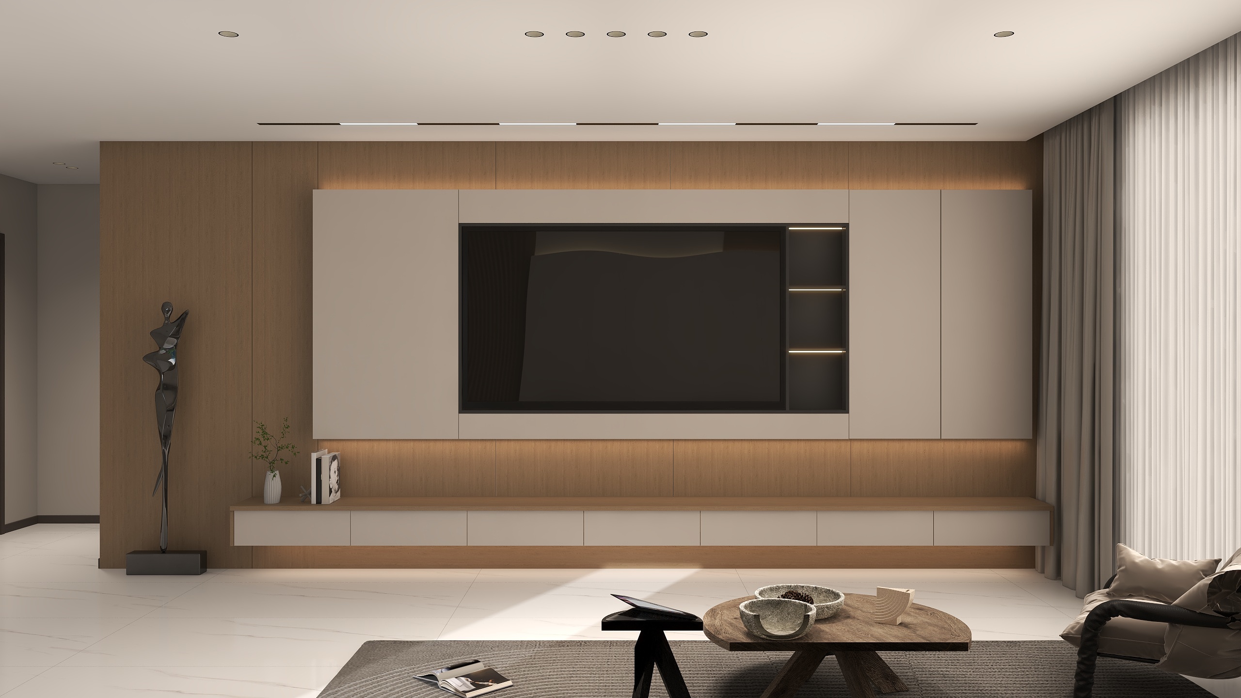 奇美全屋定制王强-鸿福苑148㎡2室-装修设计方案