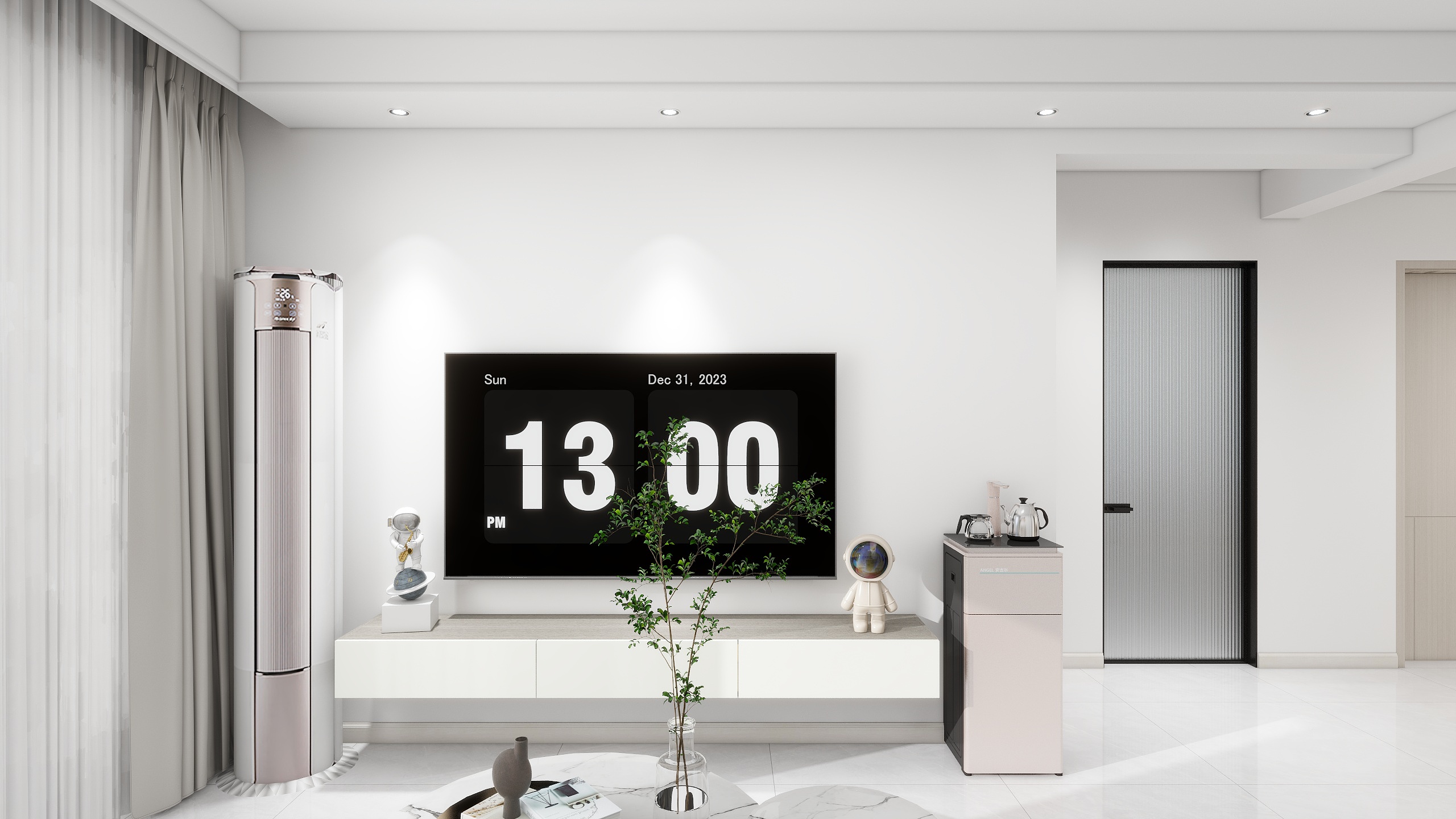 仁豪装饰设计工作室-未来城71㎡2室装修效果图