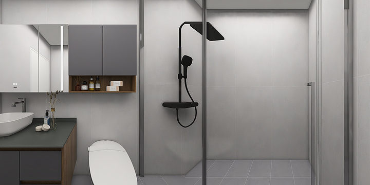 北京宏华杨一杰-山水文园客卫-副本-装修设计方案