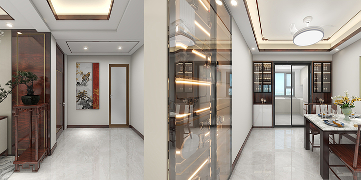 珂一587-品缔装饰四期新中式-副本-装修设计方案