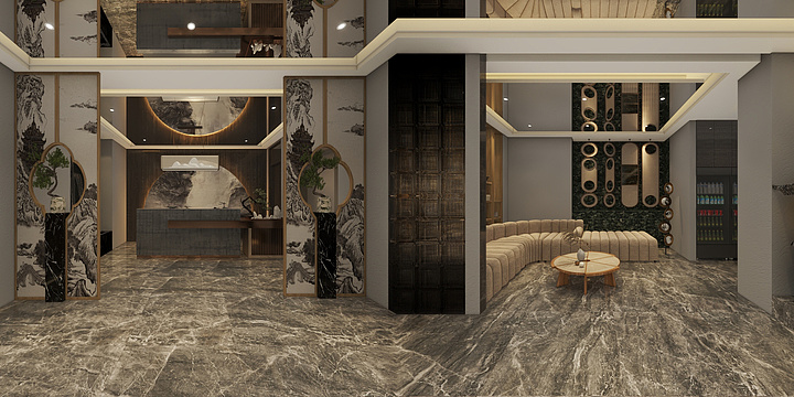 空间设计大米-足浴-装修设计方案