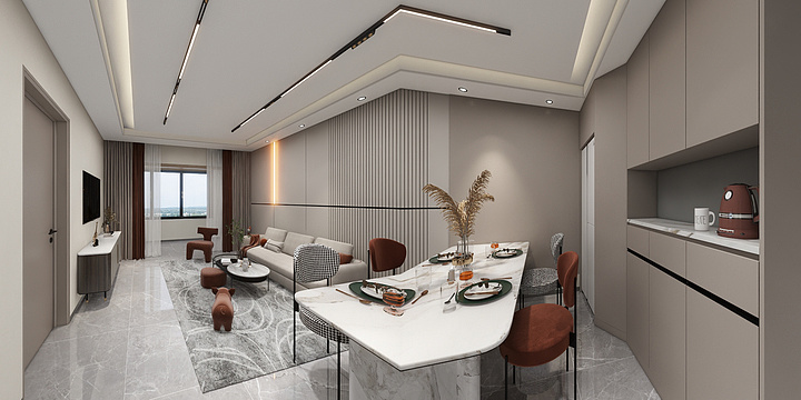 陈永越158叁贰贰五陆贰柒贰-公园壹号三居室-装修设计方案