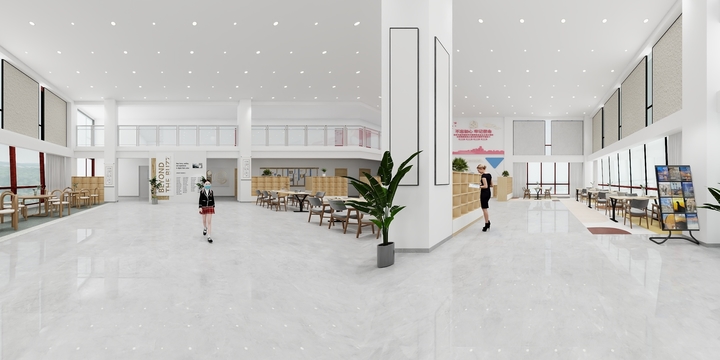 优乐居设计-北附阅览室（三间）-装修设计方案