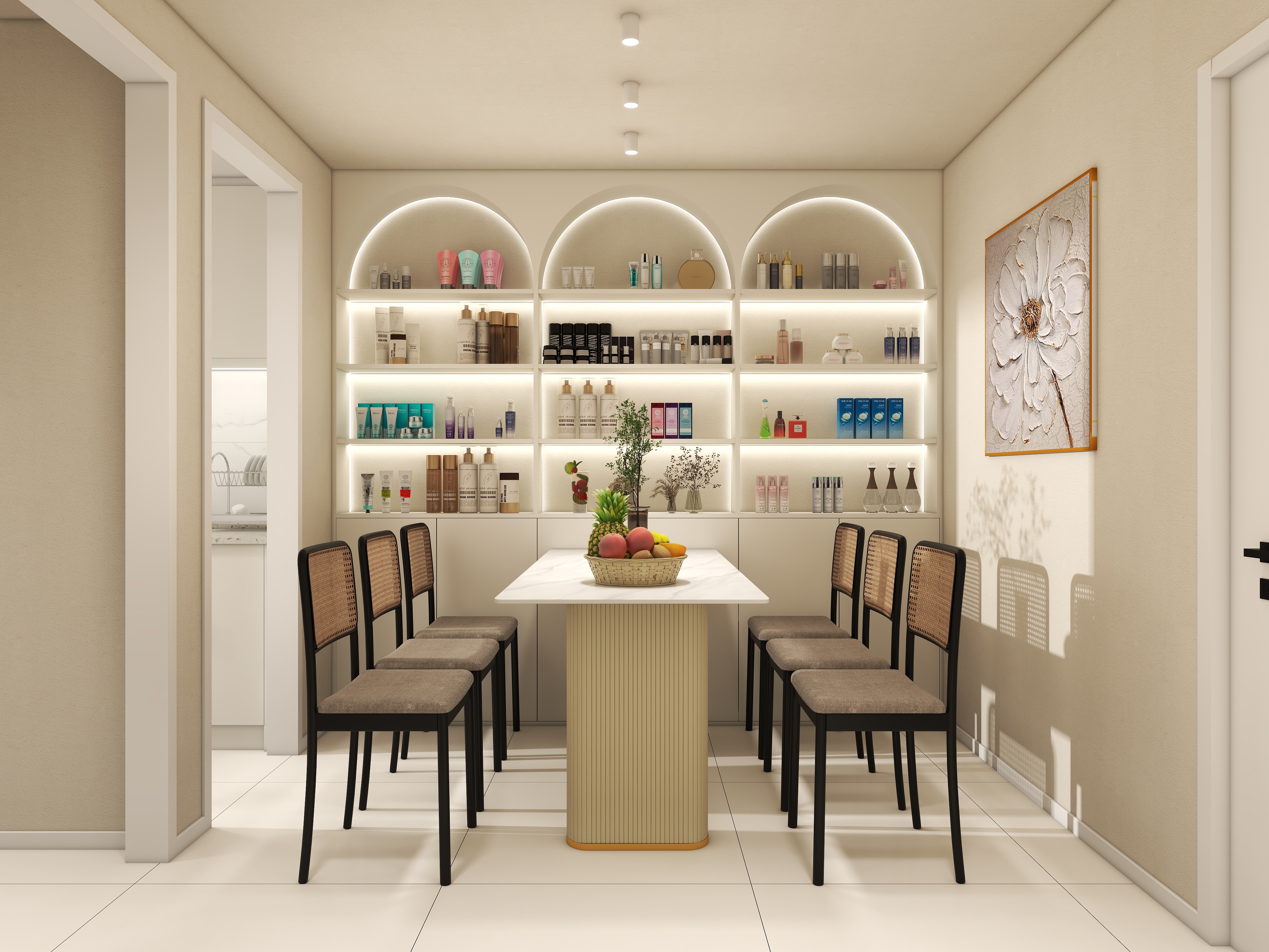 就是北方凯-鞍山美容院装修效果图