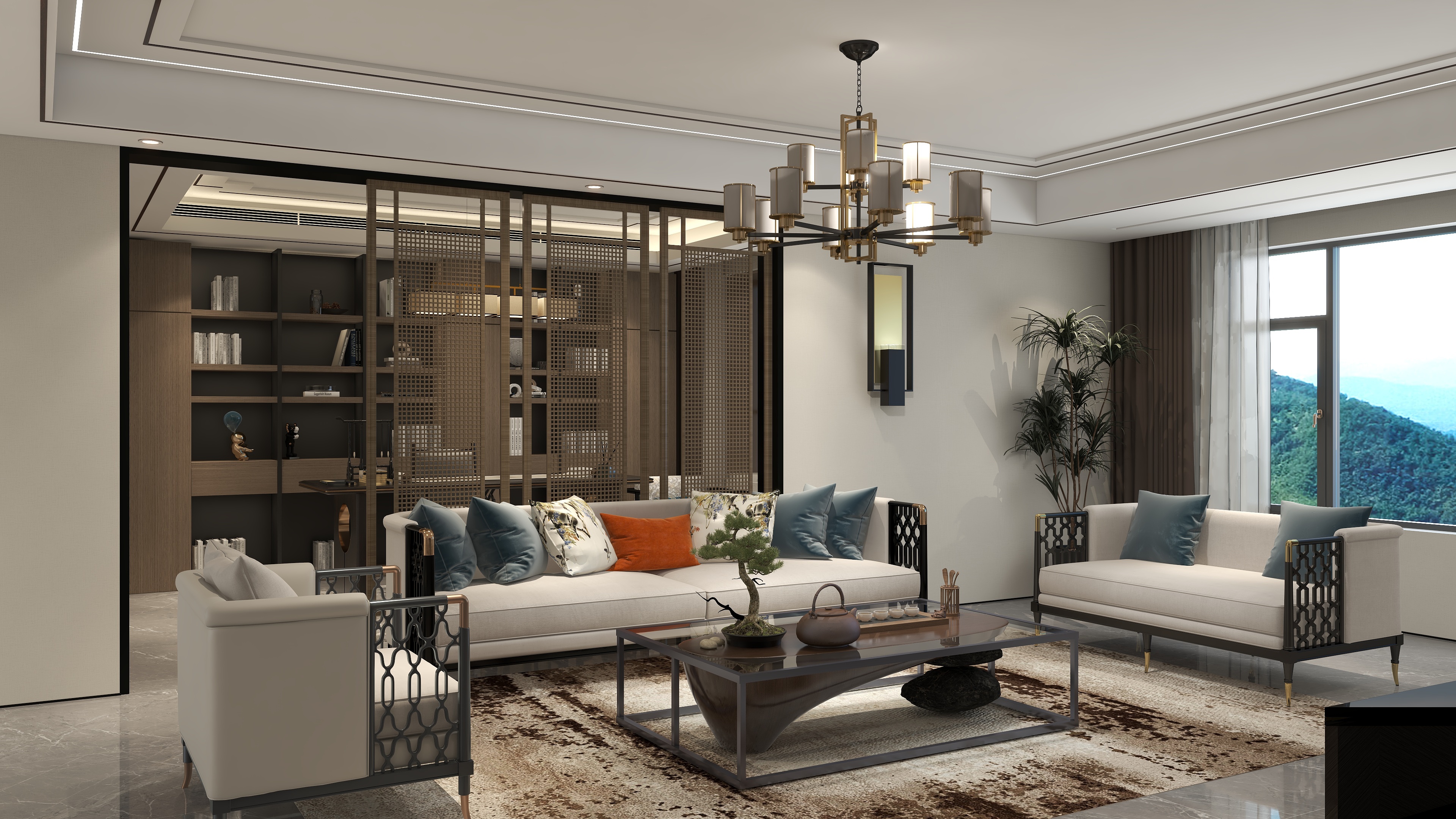 设计师1bvUL-清辉雅园190中式-装修设计方案