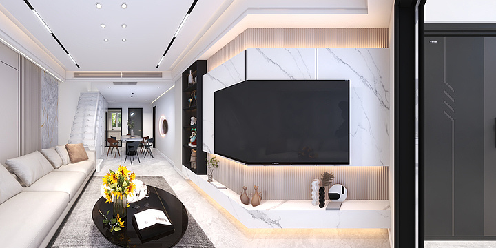 会设计的蜗牛-滨江睿城24-2-403-装修设计方案