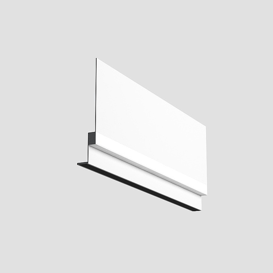 Minimalist 8 aluminum beam corner line