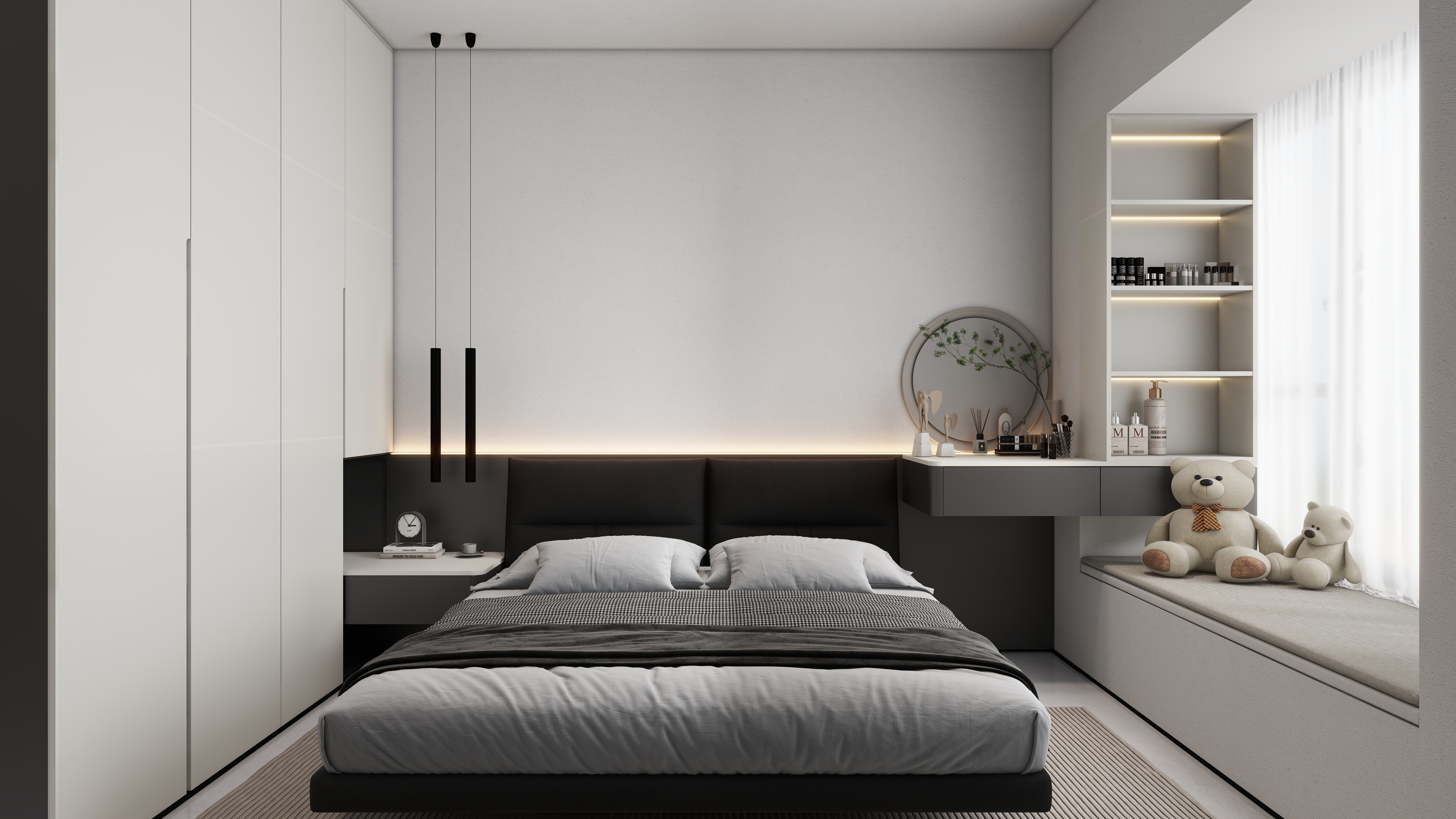 惠东简一-黄懿奶油极简-装修设计方案