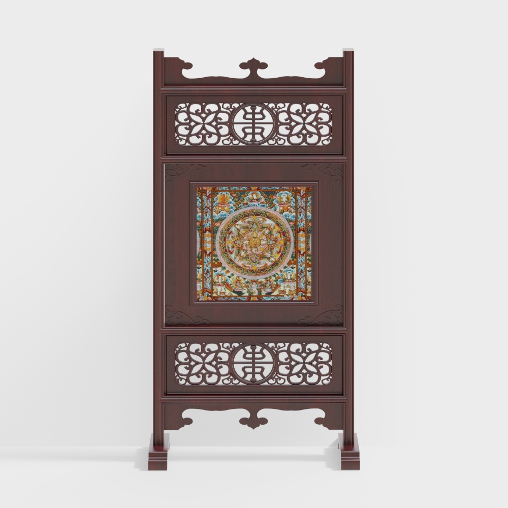 藏式屏风隔断