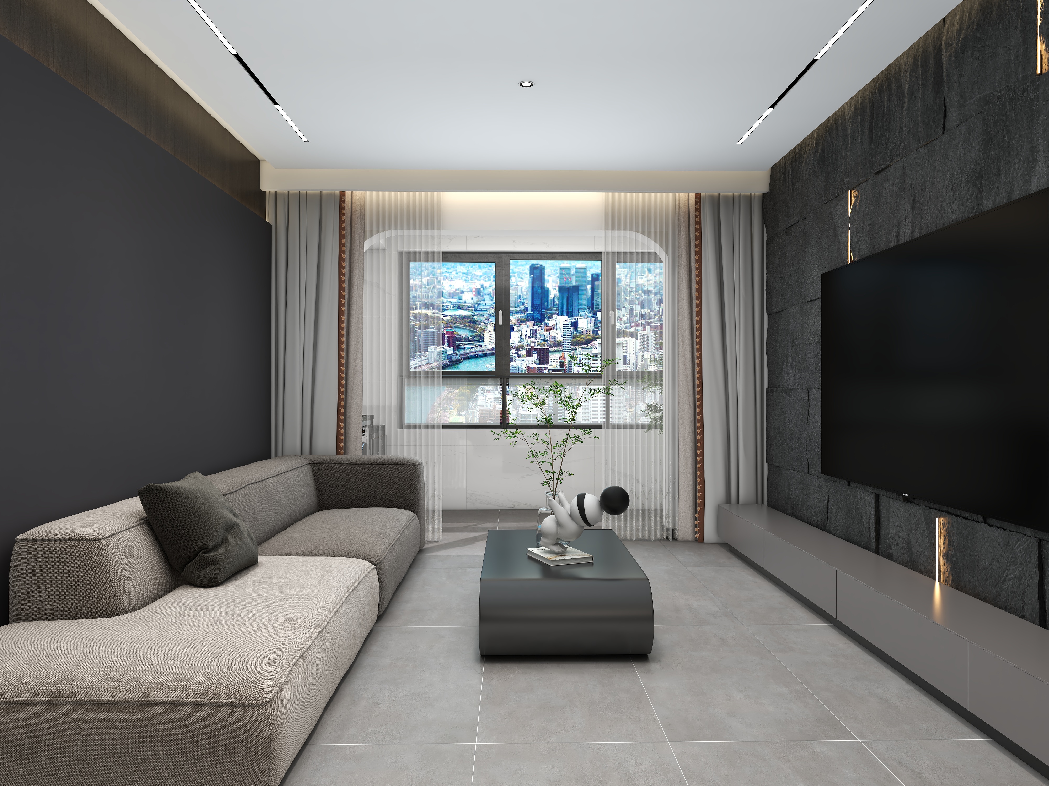 500一套_韩昊霖-天明城-现代暗黑风装修效果图