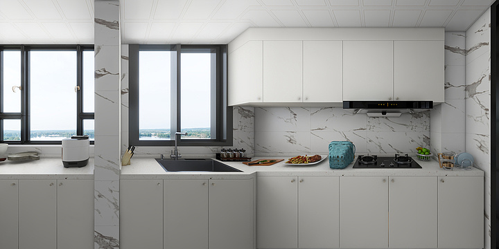 设计师灼夜-御景东方简约三居-2-装修设计方案