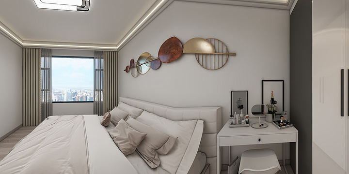 大鱼装饰设计-郷悅南湾  8-2401-装修设计方案