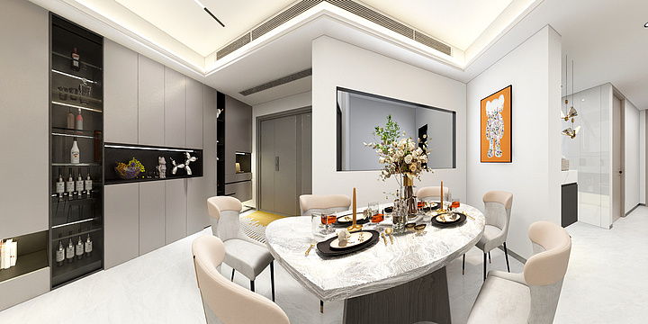 金地室内装饰-美的·云筑-装修设计方案