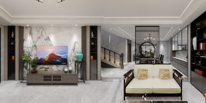 焦点设计NCMY-七里桥农贸市场自建房吕叔-装修设计方案