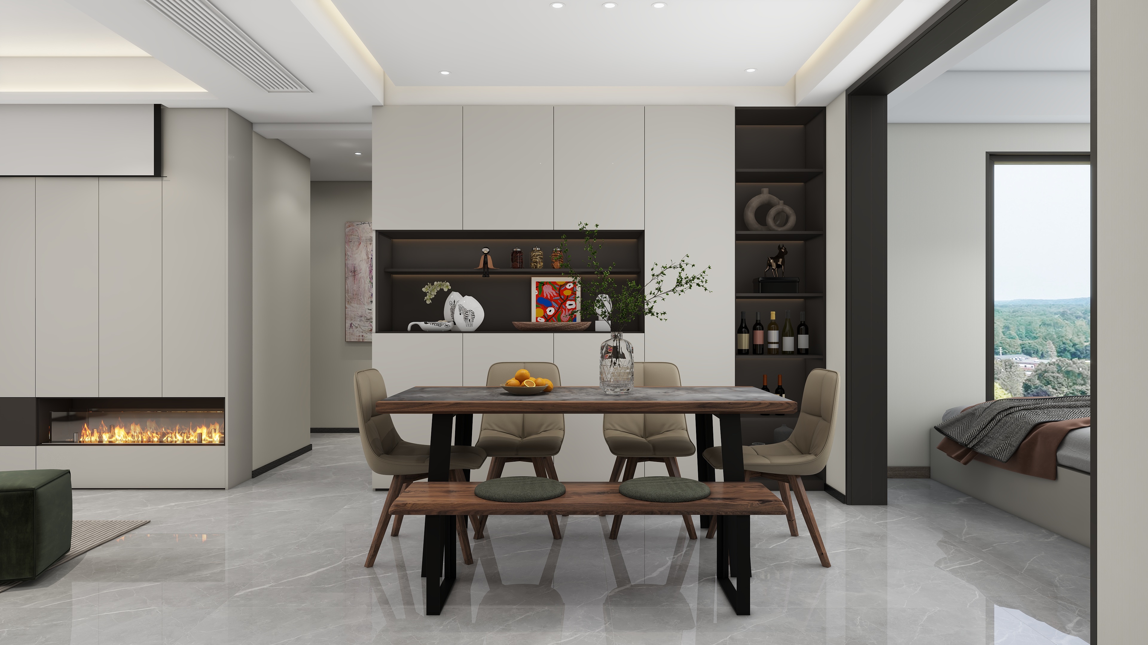 挪亚家设计师汤诗乐-锦悦129㎡4室-装修设计方案