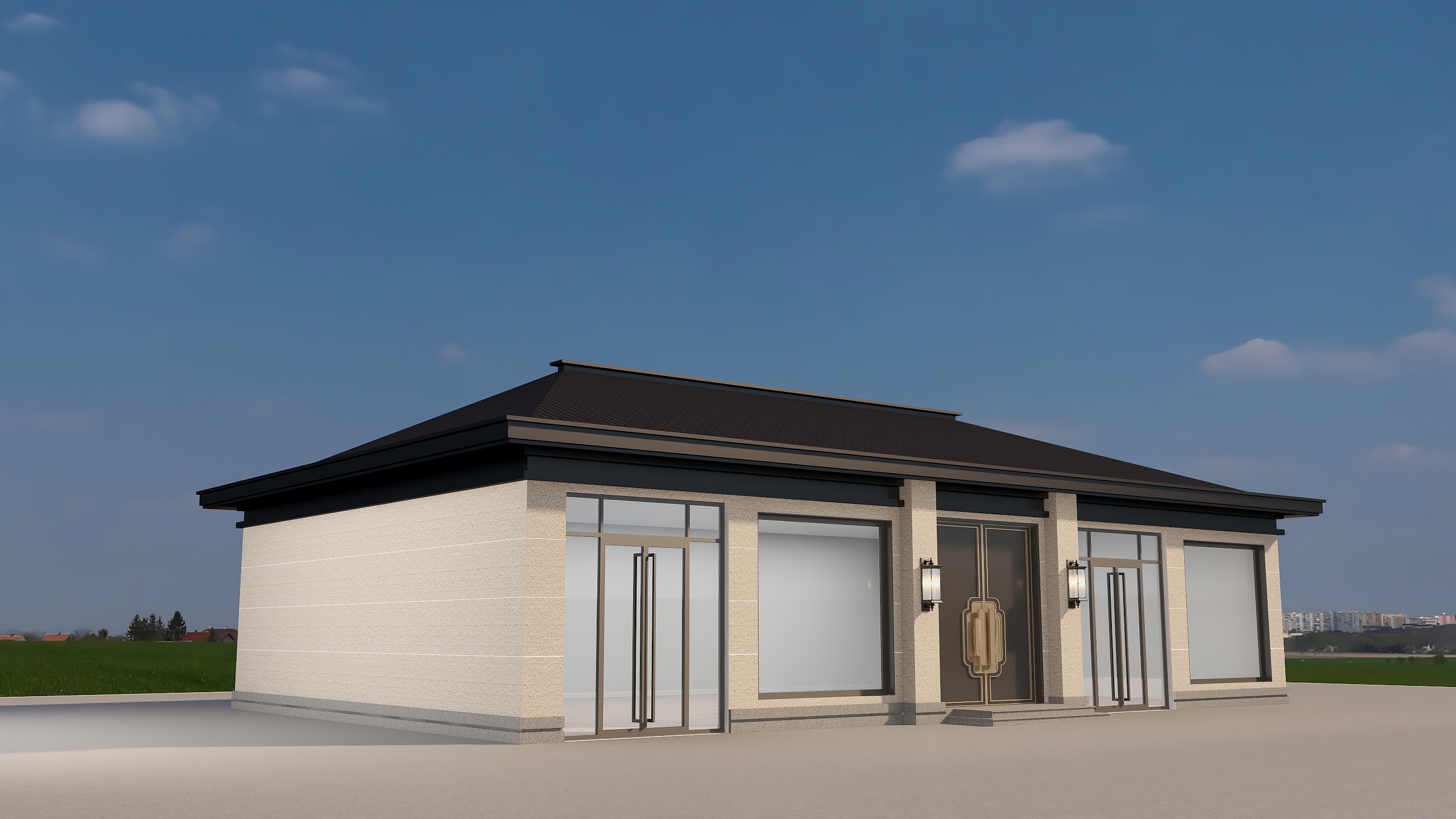 Dica设计-新中式外立面-装修设计方案