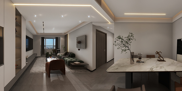 卢云还是秦仲海-碧桂园观澜110-装修设计方案