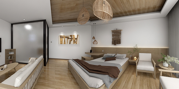 全案设计魏宇-娃娃鱼民宿-方案A-装修设计方案