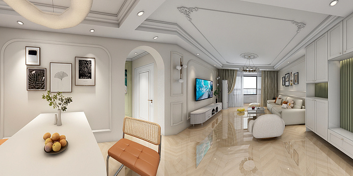 保定爱达装饰-照旺台23-1-1401-装修设计方案